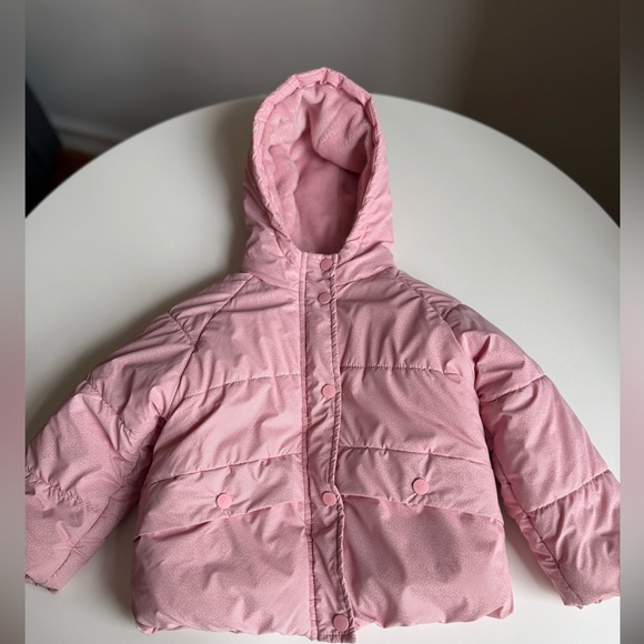 Zara Kids Puffer Jacket Vest Beige, Pink, Green 2T-4T Waterproof Lottie Girl’s - Picture 7 of 16